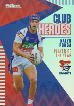 2021 NRL Traders - Club Heroes #CH15 Kalyn Ponga Front